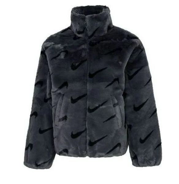 Nike Swoosh Faux Fur Jacket WMNS